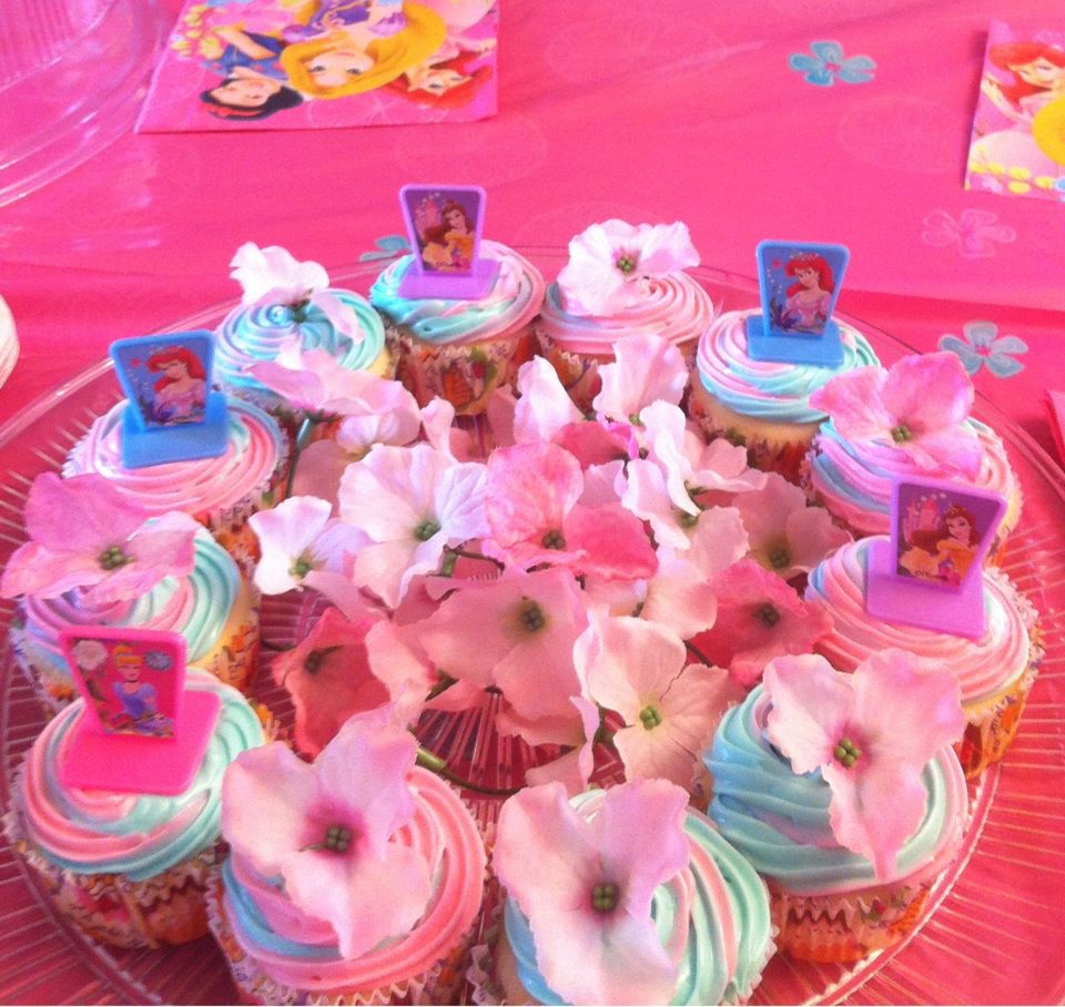 Princess Birthday Cupcakes