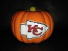 Kansas City Chiefs pumpkin