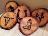 Southwestern Wood Coasters