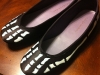 Skeleton Painted Shoes