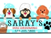 Saray's Dog Grooming Logo 2023