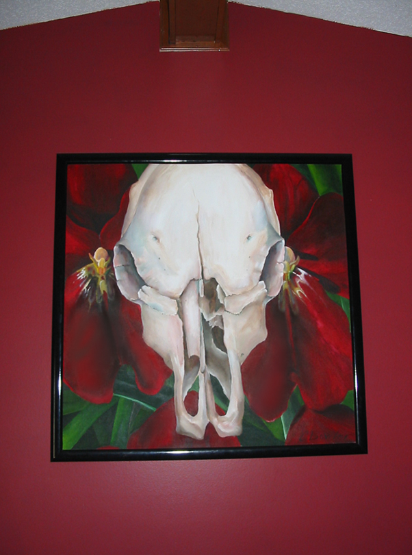 cowskull acrylic 1994