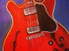 Gibson Guitar - Acrylic on Canvas 2011