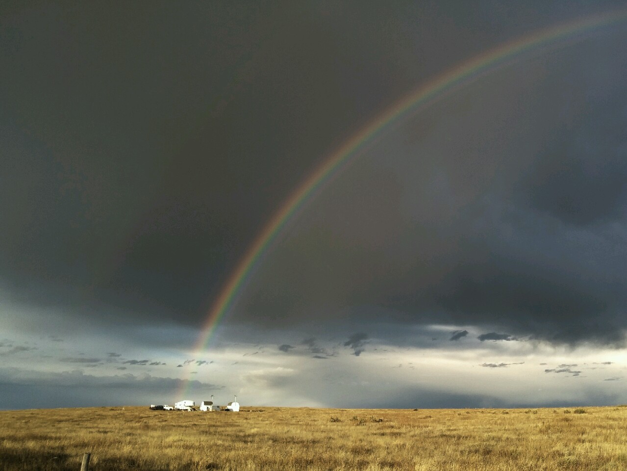 Rainbow on the Colorado Homestead