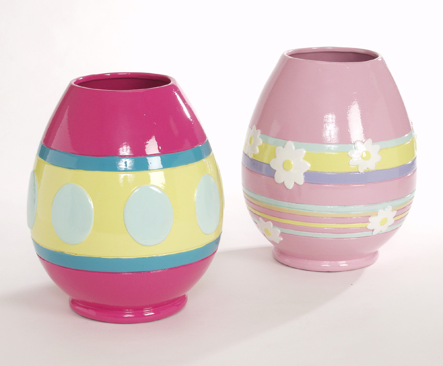 Egg Shaped Easter Vases 2007