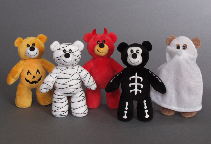 Plush Lil Costume Bears Product Sample