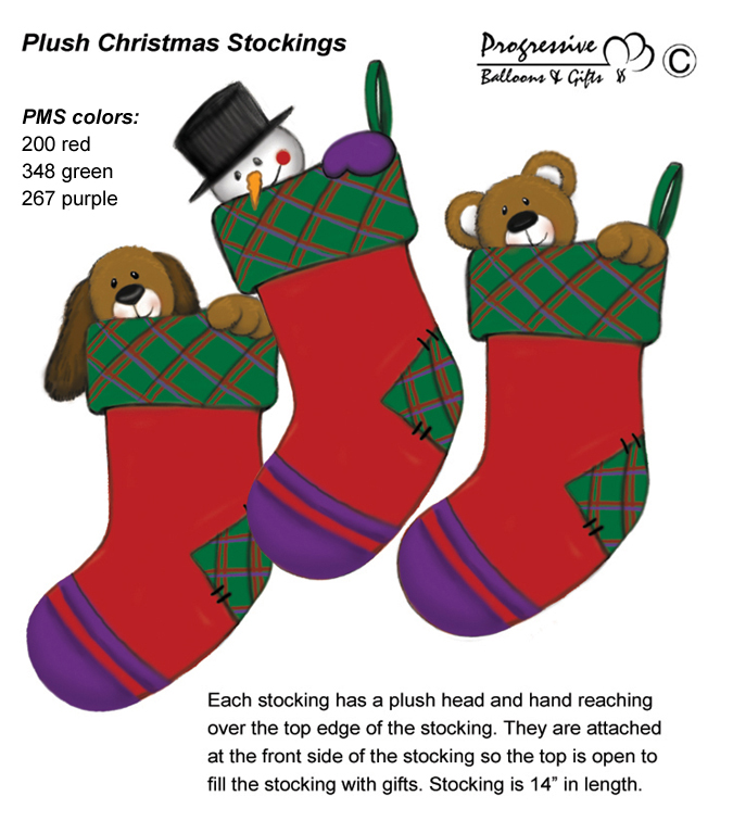Plush Stockings Design