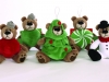 Plush Ornament Bears Product Sample