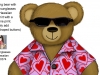 Plush Boy Love Bear Design