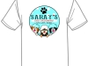 Saray's Dog Grooming T-shirt 2023 Design 3 Back