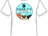 Saray's Dog Grooming T-shirt 2023 Design 3 Front