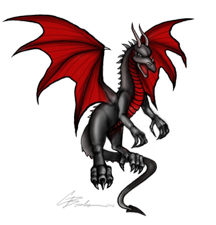 red-winged dragon