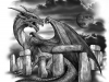 Dragon with Stonehenge 2016